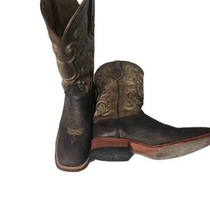 Ferrini Leather Western boots Square toe Caymam 11.5 Men's Cowboy